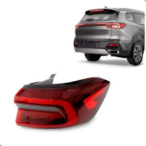 Lanterna Tiggo 8 2021 2022 2023 Canto Com Led 1ª Linha - Direito/passageiro - Vermelho