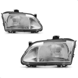 Kit Parachoque Scenic 1997 A 2001 Jogo Faróis E Sinaleiras Preto