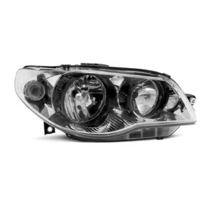 Par Farol Cromado Palio Celebration Aro Negro 2004 A 2013 Direito