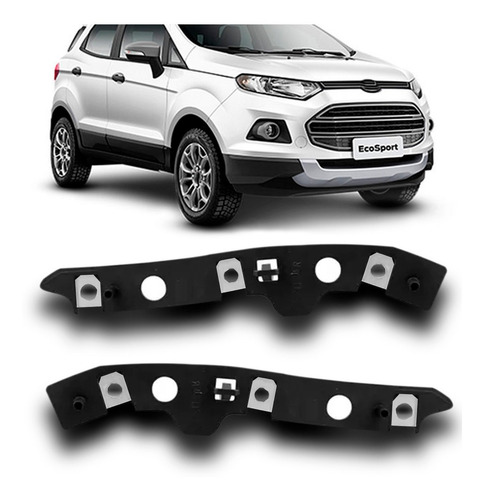 Jogo Guia Suporte Parachoque Dianteiro Ecosport 13 14 15/18