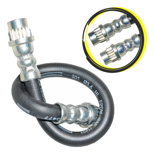 Flexivel De Freio Traseiro 280 Mm Clio 1.0 1.6 1998 A 2016