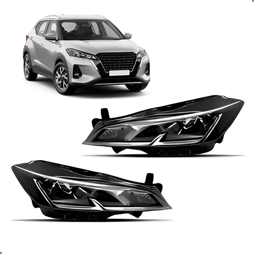 Par Farol Kicks 2022 2023 2024 Ambos Lados