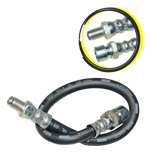 Flexivel Freio Dianteiro Brasilia Fusca 1300 1500 Tl Variant