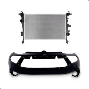 Kit Parachoque E Radiador Para Toro 2020 2021 Gasolina 1.8 Preto