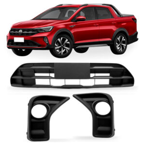 Kit Grade Saveiro 2023 A 2026 Central E Par Molduras