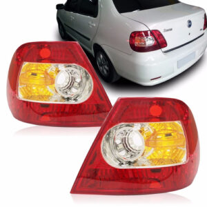 Kit 04 Sinaleiras Siena 2004 Até 2008 Par Canto + Par Tampa