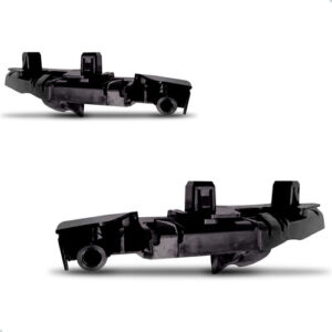 Parachoque Kwid 2017 A 2022 Dianteiro Com Par Guias Preto