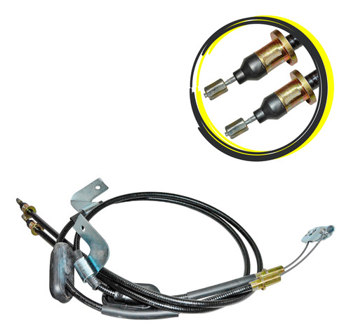 Cabo Freio De Mao Traseiro 1400 Mm Onix Prisma 12 Em Diante