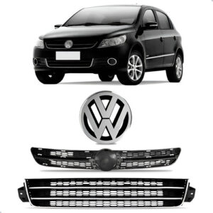 Tela Frontal Com Emblema Gol G5 09 A 2012 Inferior C/ Friso Preto