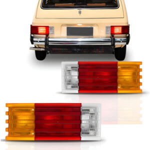 Lanterna Traseira Brasilia 1978 A 1984 Tricolor 1ª Linha Tricolor