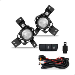 Kit Envolvente Dianteiro + Kit Farol Milha Hb20 2020 A 2022 Preto