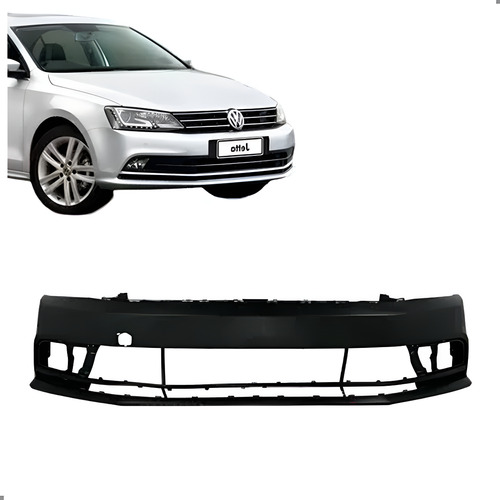 Parachoque Dianteiro Jetta 2015 A 2018 Com Furo 1a Linha  Preto