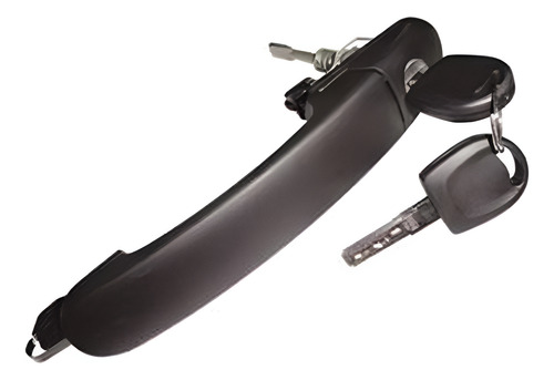 Macaneta Externa Direita/esquerda Com Chave Mecanica Gol/par Cinza-escuro