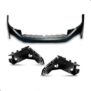 Kit Envolvente T-cross 2019 A 2024 Com Guias S/furo Sensor Preto