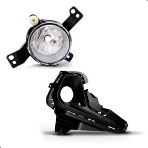 Farol De Milha Para Onix 2020 A 2025 Moldura Grade Direita Preto