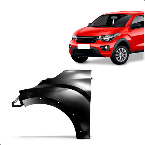 Paralama Para Mobi 2016 A 2026 Com Furo Lado Esquerdo