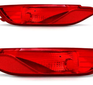 Par Refletor Parachoque Traseiro Tucson 2016 2017 2018 Vermelho