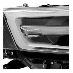 Farol Hilux Srv 2021 2022 C/ Led Aro Cinza 1ª Linha Esquerdo/motorista