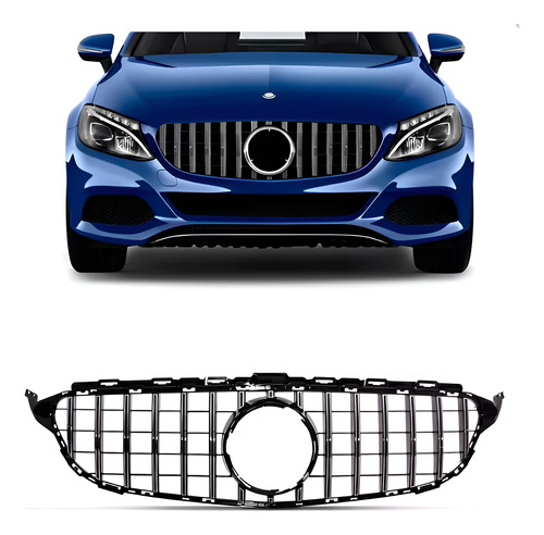 Grade Mercedes W205 C180 C200 A C350 Gtr 2015 Prata 1a Linha Prata