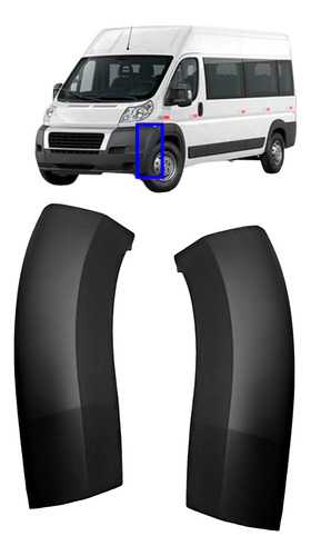 Par Friso Parachoque Dianteiro Para Ducato 2018 A 2021 Ambos Lados