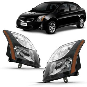 Par Farol Mascara Negra Sentra 2011 A 2013
