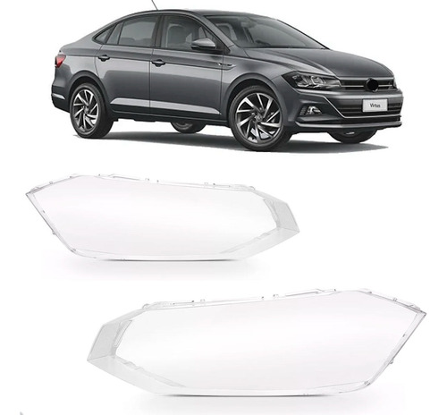 Par Lente Farol Dianteiro Vw Virtus 2018 2019 2020 2021 2022