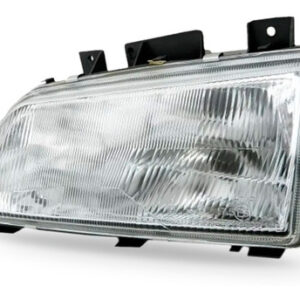 Farol Peugeot 405 94 95 96 97 Foco Simples Cromado 1ª Linha Esquerdo/motorista