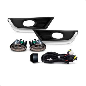 Kit Para Honda Crv 2018 2019 2020 Grade Com Kit Farol Milha Plástico