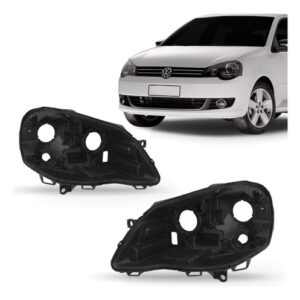 Par Carcaça De Farol Polo 2007 2008 2009 10 11 12 13 2014