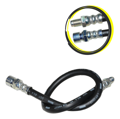 Flexivel De Freio Dianteiro Kombi 1200 1300 1500 Ate 82