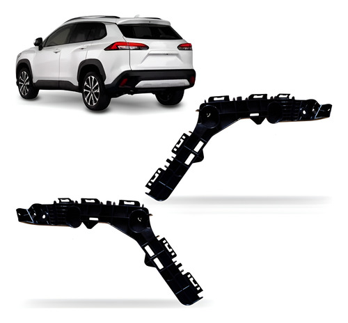 Par Suporte Guia Para Corolla Cross 2021 A 2024 Traseiro