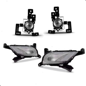 Par Farol Milha E Lanterna Diant. Para Hb20 2023 2024 2025 Preto