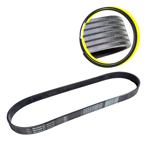 Correia Micro V Gol 1.0 12v Ea211 2017 Em Diante