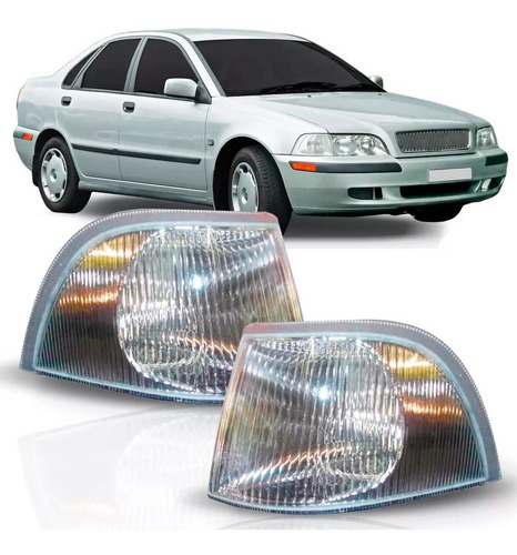 Par Pisca Para Volvo S40 V40 1998 1999 2000 Lente Raiada