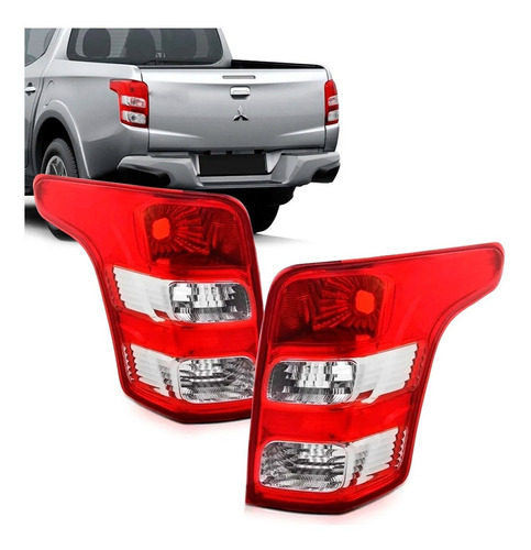 Par Lanterna Traseira L200 Triton 2017 A 2020