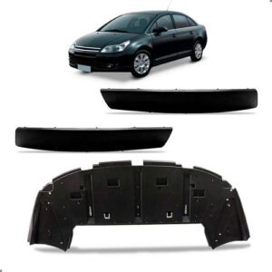 Kit Molduras E Defletor Para C4 Pallas 2008 A 2014