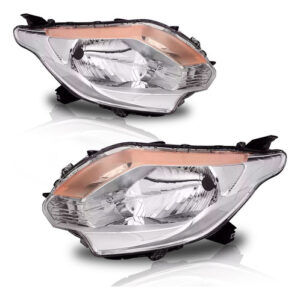 Par Farol L200 Triton 16 17 Manual Cromado C Sinaleira Âmbar