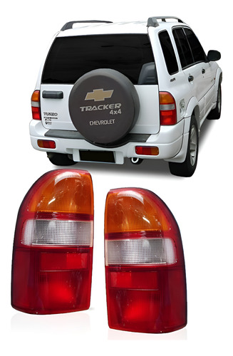 Par Sinaleira Tracker Vitara 98 99 00 A 03 04 05 Tricolor Tricolor