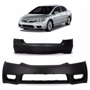 Kit Parachoque Civic 06 07 08 09 10 11 Dianteiro E Traseiro