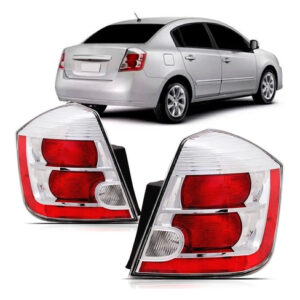 Par Sinaleira Traseira Bicolor Sentra 2007 A 2011