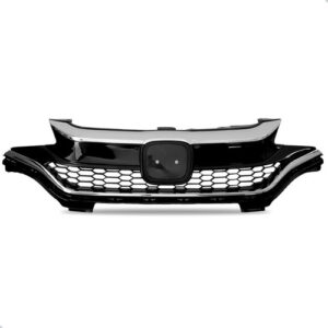 Grade Radiador Para Honda Fit 2018 A 2021 C/ Friso 1a Linha Preto