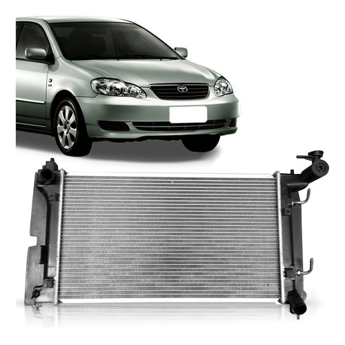 Radiador Corolla 2003 04 2005 2006 2007 Automatico 1.6 E 1.8