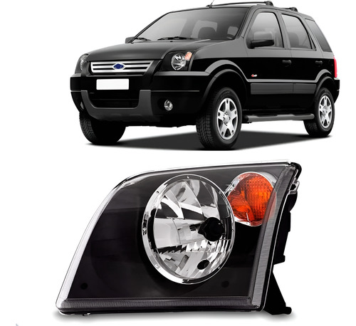 Farol Para Ford Ecosport 04 05 2006 07 Pisca Âmbar 1ª Linha Esquerdo/motorista