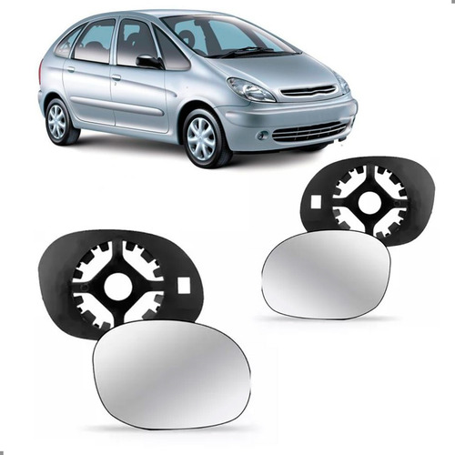 Par Lente Retrovisor Xsara Picasso 1999 A 2011 C/ Base