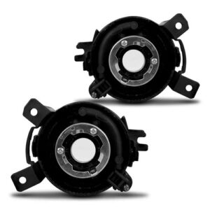 Kit Farol Milha Gol Gvii 2016 À 2018 Com Grade Aro Cromado