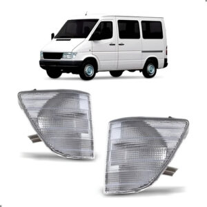 Par Lanterna Dianteira Para Sprinter 1995 A 2002 Cristal Cristal