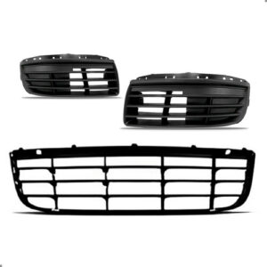 Kit Grade Para Jetta 2007 A 2010 Central E Lateral Sem Milha Preto