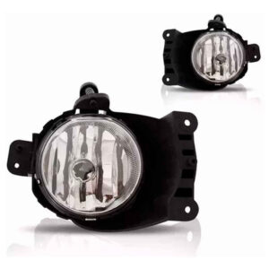 Kit Farol Neblina Milha Onix 2016 2017 Com Grade Preto Transparente