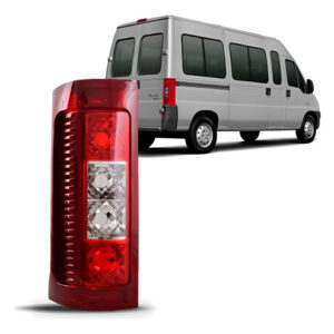 Lanterna Para Fiat Ducato 2005 A 2017 Bicolor 1ª Linha Esquerdo/motorista Vermelho