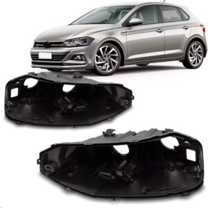 Par Carcaça Farol Vw Polo 2018 2019 2020 2021 2022